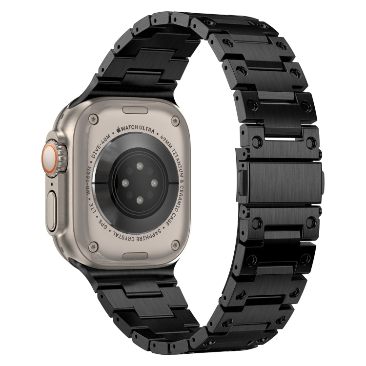 Double Rows Metal Watch Band For Apple Watch Series 10 46mm