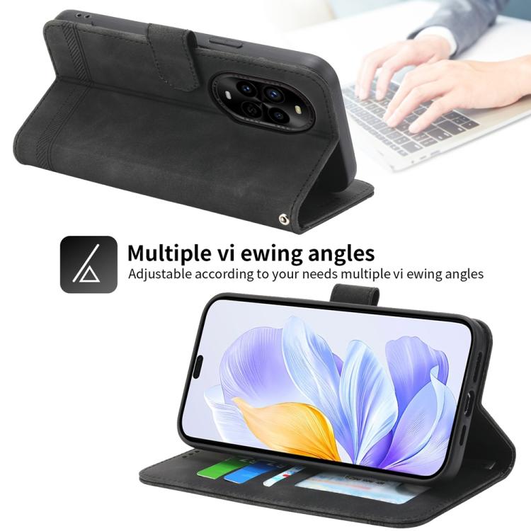 For Huawei nova 13 Pro Dierfeng Dream Line TPU Hybrid PU Leather Phone Case