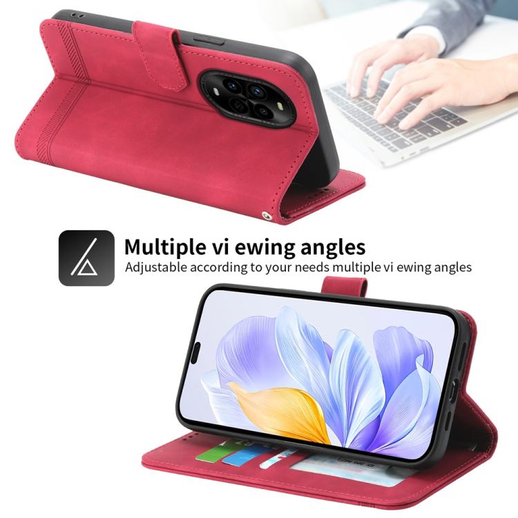 For Huawei nova 13 Pro Dierfeng Dream Line TPU Hybrid PU Leather Phone Case