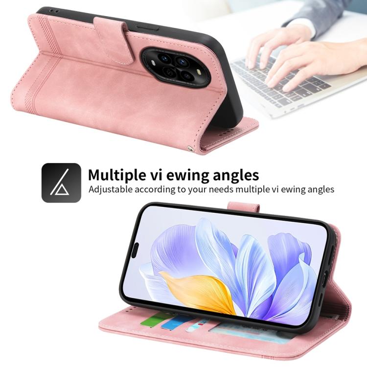 For Huawei nova 13 Pro Dierfeng Dream Line TPU Hybrid PU Leather Phone Case