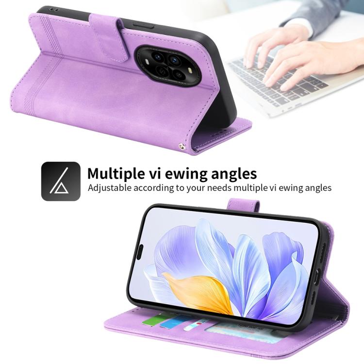 For Huawei nova 13 Pro Dierfeng Dream Line TPU Hybrid PU Leather Phone Case
