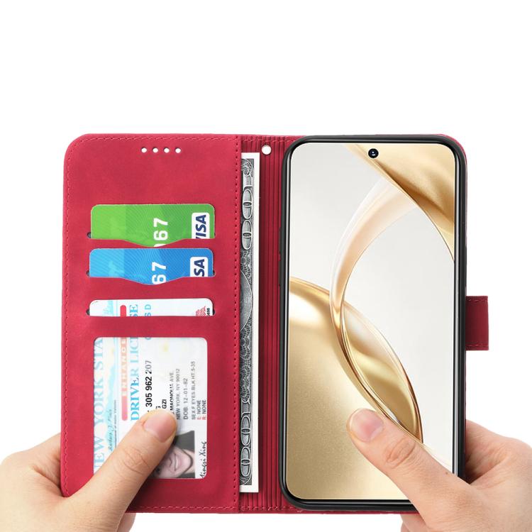 For Huawei nova 14 Dierfeng Dream Line TPU Hybrid PU Leather Phone Case