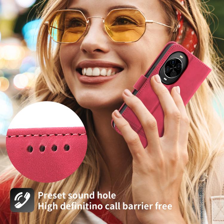 For Huawei nova 14 Dierfeng Dream Line TPU Hybrid PU Leather Phone Case