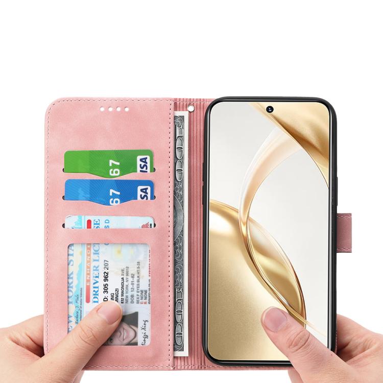 For Huawei nova 14 Dierfeng Dream Line TPU Hybrid PU Leather Phone Case