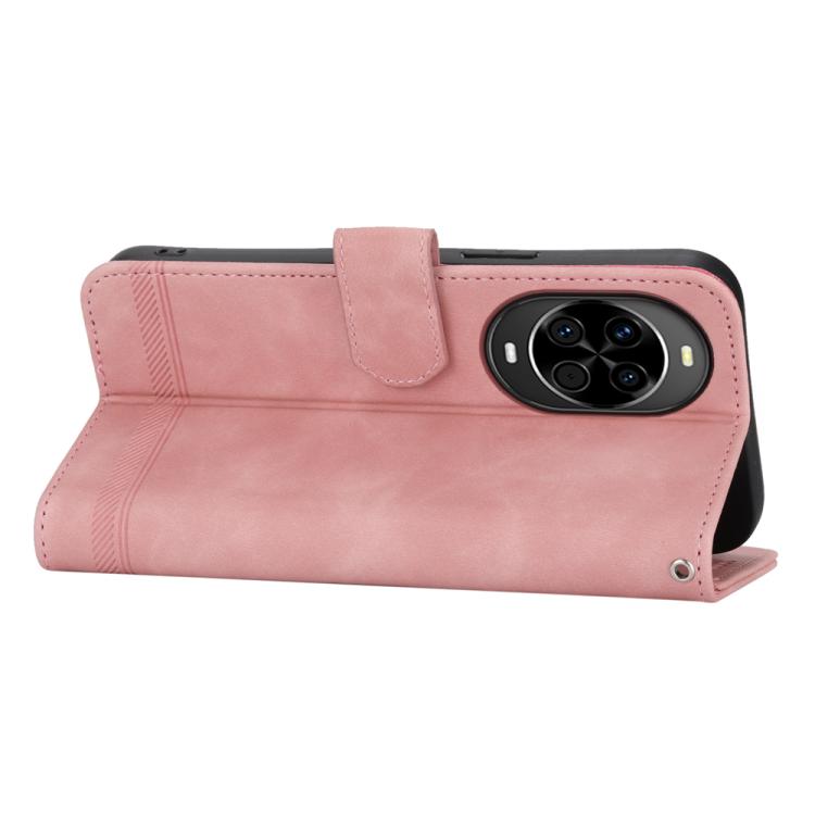 For Huawei nova 14 Dierfeng Dream Line TPU Hybrid PU Leather Phone Case