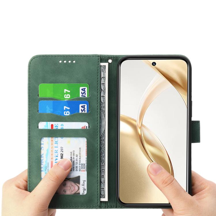 For Huawei nova 14 Dierfeng Dream Line TPU Hybrid PU Leather Phone Case