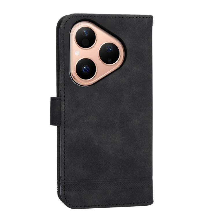 For Huawei Pura 80 5G Dierfeng Dream Line TPU Hybrid PU Leather Phone Case