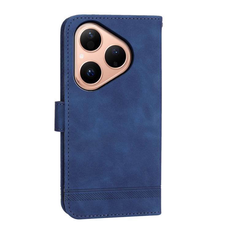 For Huawei Pura 80 5G Dierfeng Dream Line TPU Hybrid PU Leather Phone Case