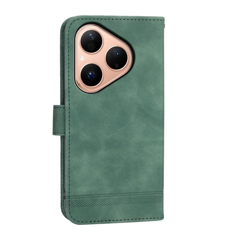 For Huawei Pura 80 5G Dierfeng Dream Line TPU Hybrid PU Leather Phone Case