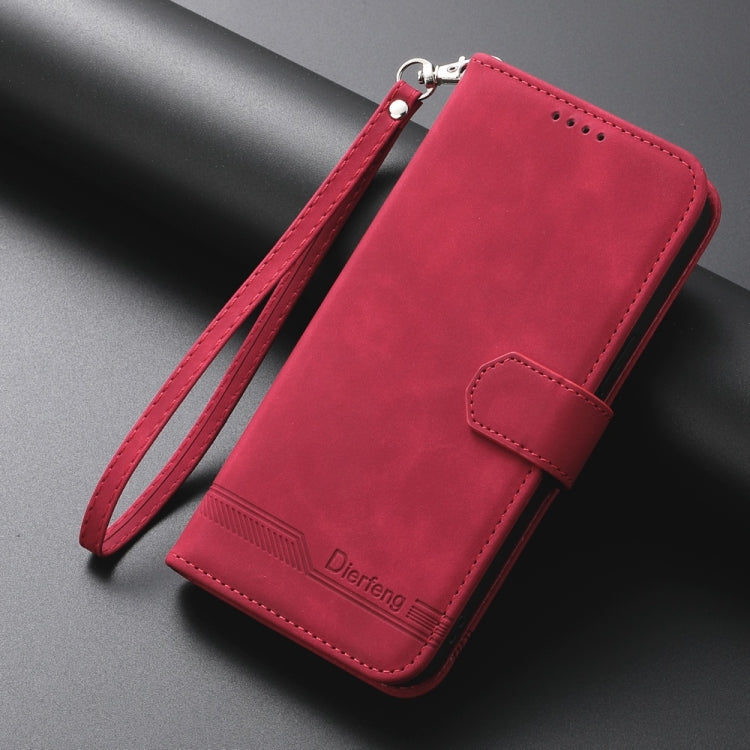 For Honor X6b Dierfeng Dream Line TPU Hybrid PU Leather Phone Case
