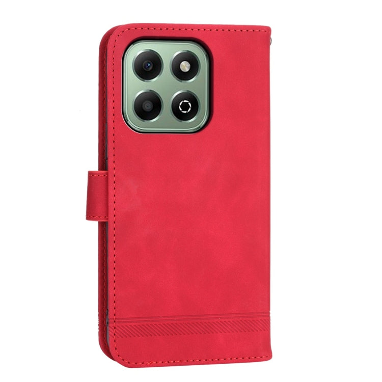 For Honor X6b Dierfeng Dream Line TPU Hybrid PU Leather Phone Case