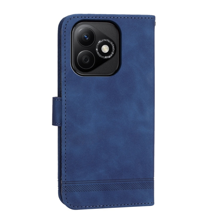 For Honor X60i Dierfeng Dream Line TPU Hybrid PU Leather Phone Case