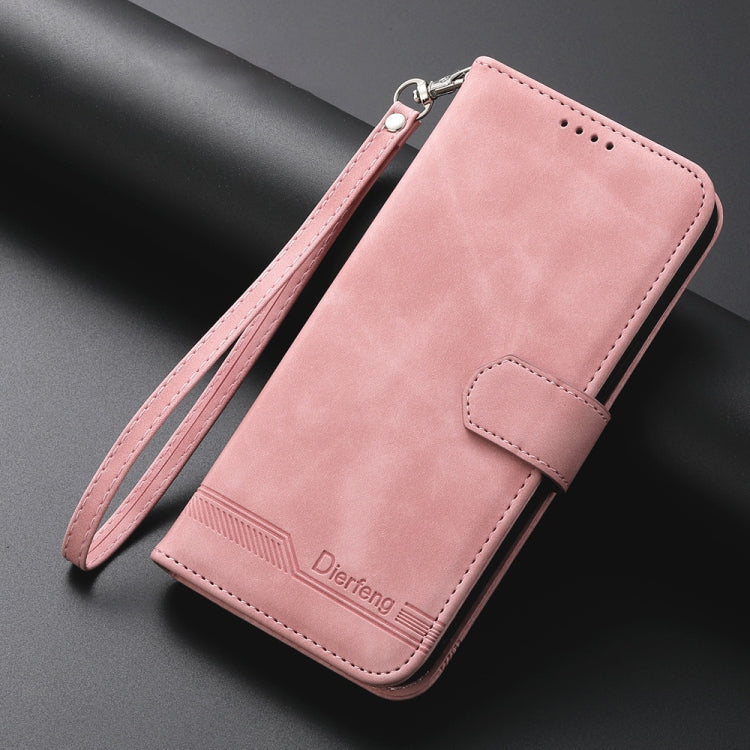 For Honor X60i Dierfeng Dream Line TPU Hybrid PU Leather Phone Case