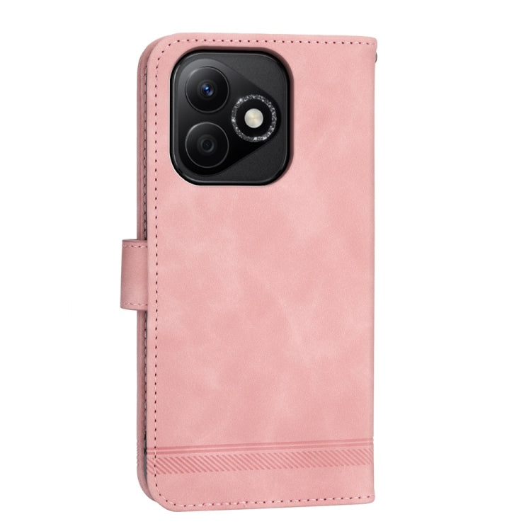For Honor X60i Dierfeng Dream Line TPU Hybrid PU Leather Phone Case