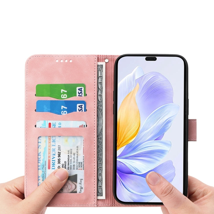 For Honor X60i Dierfeng Dream Line TPU Hybrid PU Leather Phone Case