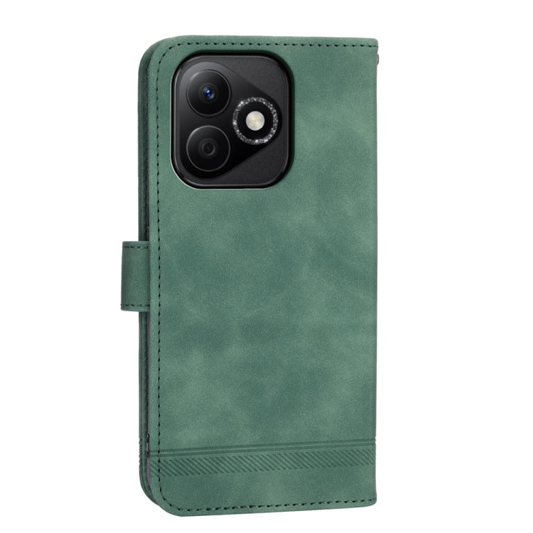 For Honor X60i Dierfeng Dream Line TPU Hybrid PU Leather Phone Case