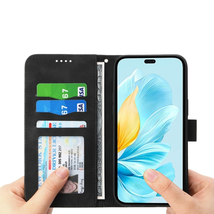 For Honor 200 Lite Global Dierfeng Dream Line TPU Hybrid PU Leather Phone Case