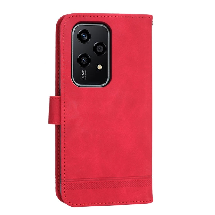 For Honor 200 Lite Global Dierfeng Dream Line TPU Hybrid PU Leather Phone Case