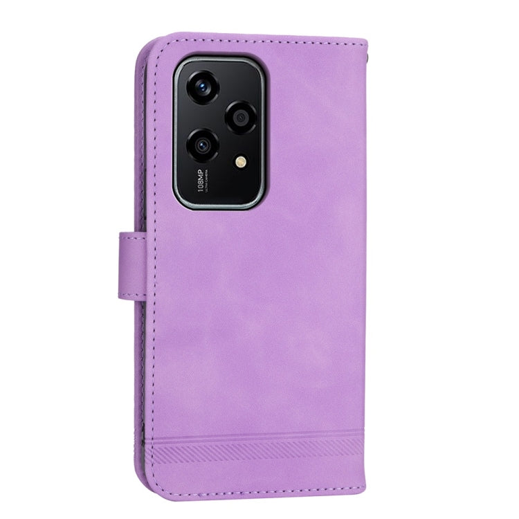 For Honor 200 Lite Global Dierfeng Dream Line TPU Hybrid PU Leather Phone Case