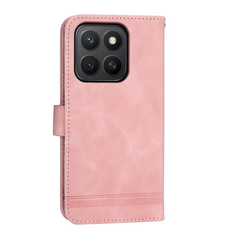 For Honor X8c 4G Dierfeng Dream Line TPU Hybrid PU Leather Phone Case