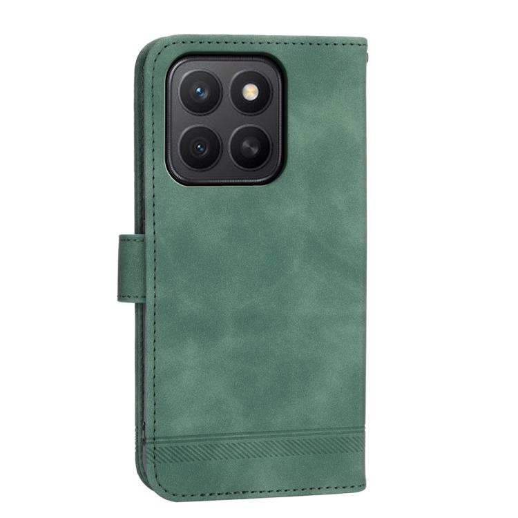 For Honor X8c 4G Dierfeng Dream Line TPU Hybrid PU Leather Phone Case