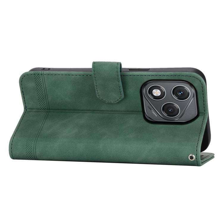 For Honor 400 Lite Global Dierfeng Dream Line TPU Hybrid PU Leather Phone Case