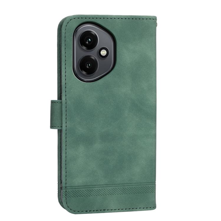 For Honor 400 Global 156.5mm Dierfeng Dream Line TPU Hybrid PU Leather Phone Case
