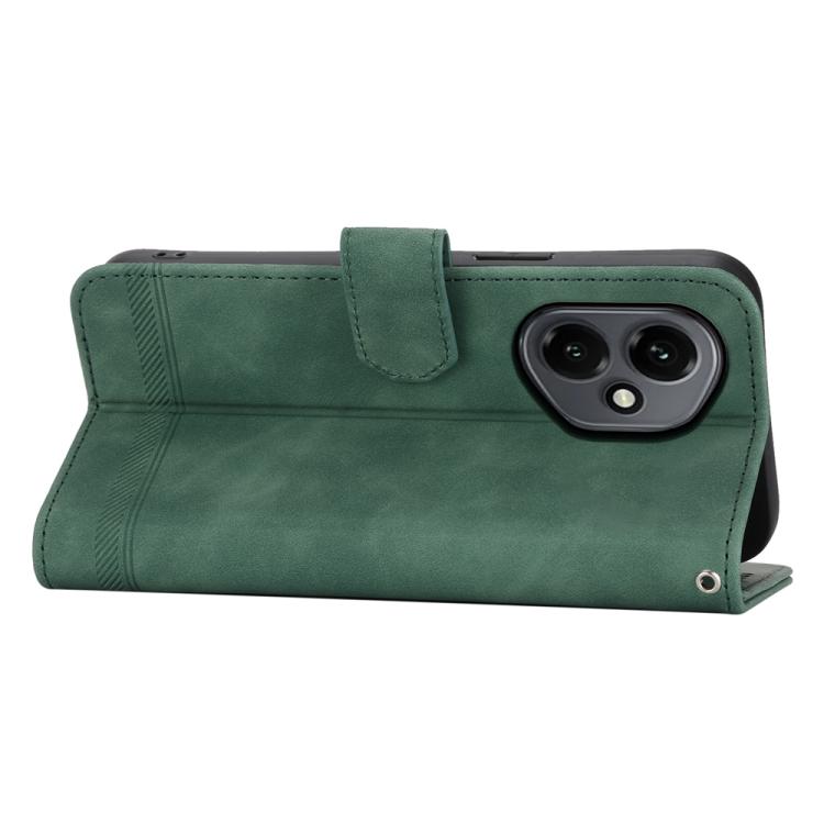For Honor 400 Global 156.5mm Dierfeng Dream Line TPU Hybrid PU Leather Phone Case