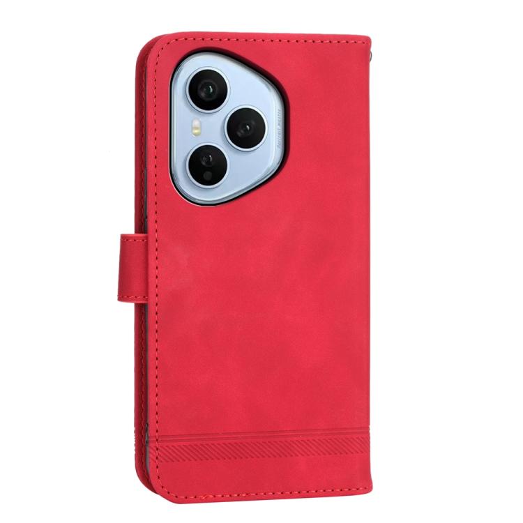 For Honor 400 Pro Global 160.8mm Dierfeng Dream Line TPU Hybrid PU Leather Phone Case
