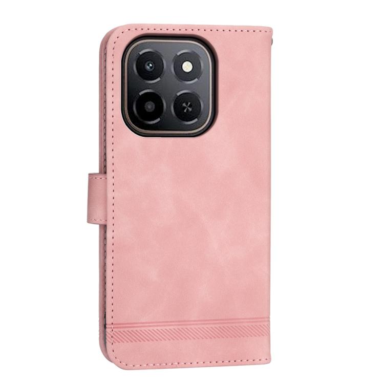 For Honor X6c 4G / X5b / X5b Plus Dierfeng Dream Line TPU Hybrid PU Leather Phone Case