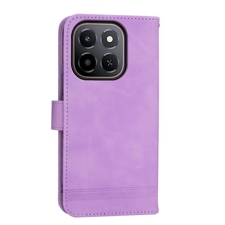 For Honor X6c 4G / X5b / X5b Plus Dierfeng Dream Line TPU Hybrid PU Leather Phone Case