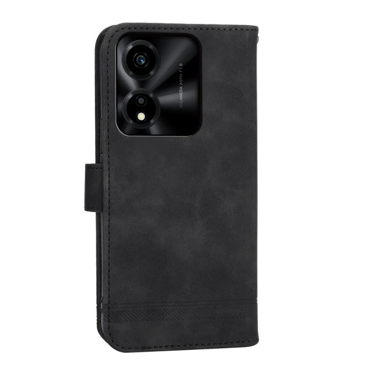 For Honor X5c Plus Dierfeng Dream Line TPU Hybrid PU Leather Phone Case