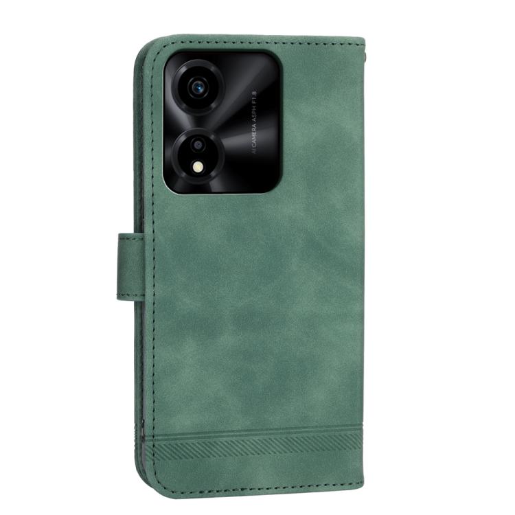 For Honor X5c Plus Dierfeng Dream Line TPU Hybrid PU Leather Phone Case