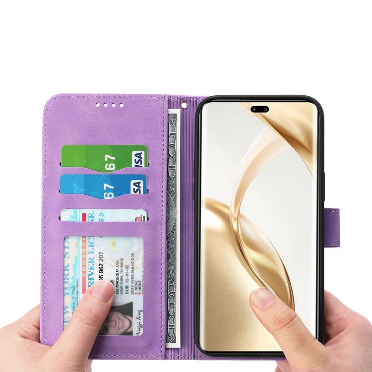 For Honor X9d 5G / X70 5G Dierfeng Dream Line TPU Hybrid PU Leather Phone Case