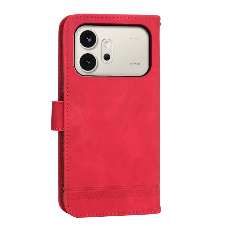 For Honor 600 Global / 600 Pro Global Dierfeng Dream Line TPU Hybrid PU Leather Phone Case