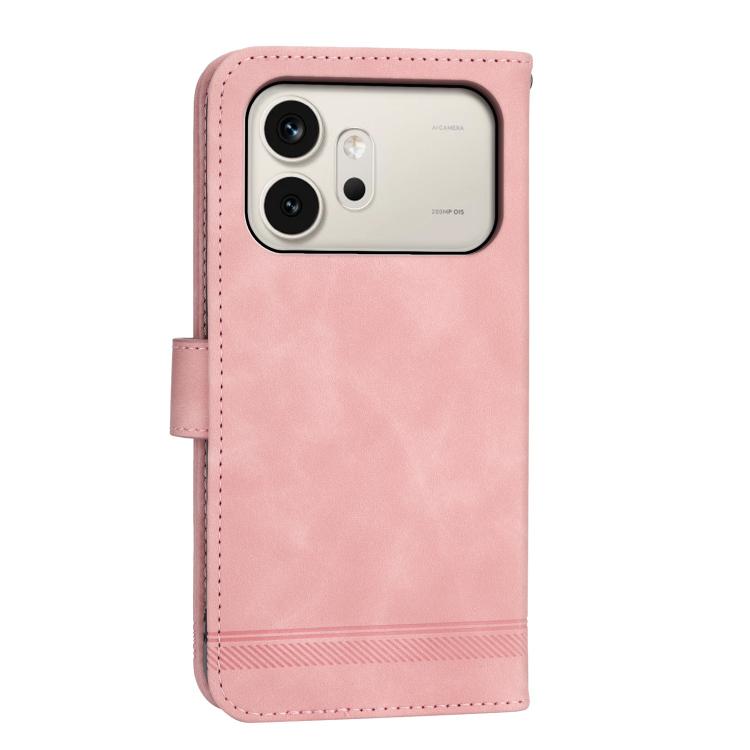 For Honor 600 Global / 600 Pro Global Dierfeng Dream Line TPU Hybrid PU Leather Phone Case