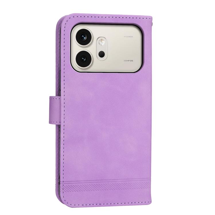 For Honor 600 Global / 600 Pro Global Dierfeng Dream Line TPU Hybrid PU Leather Phone Case