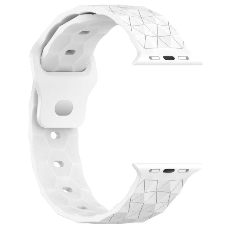 Football Texture Silicone Watch Band For Apple Watch Series 10 42mm