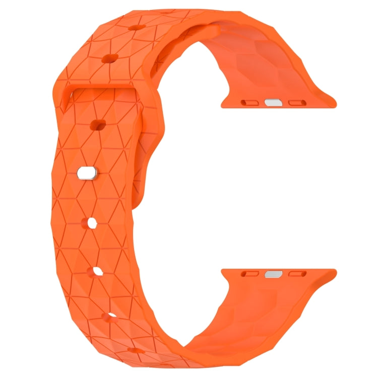 Football Texture Silicone Watch Band For Apple Watch Series 10 42mm