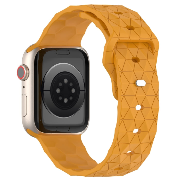 Football Texture Silicone Watch Band For Apple Watch Series 10 42mm