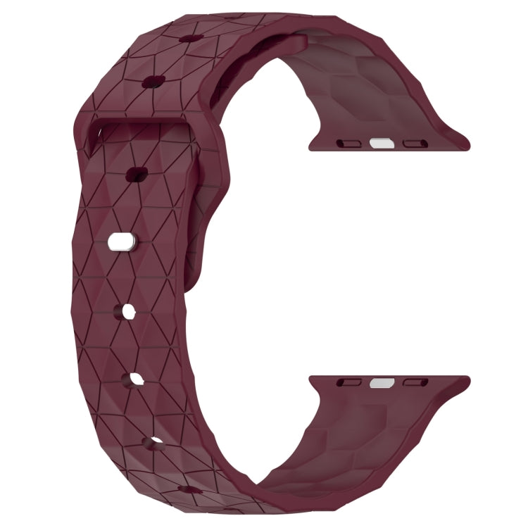 Football Texture Silicone Watch Band For Apple Watch Series 10 42mm