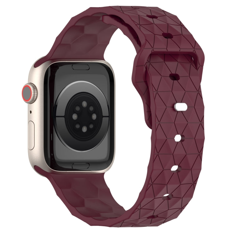 Football Texture Silicone Watch Band For Apple Watch Series 10 42mm
