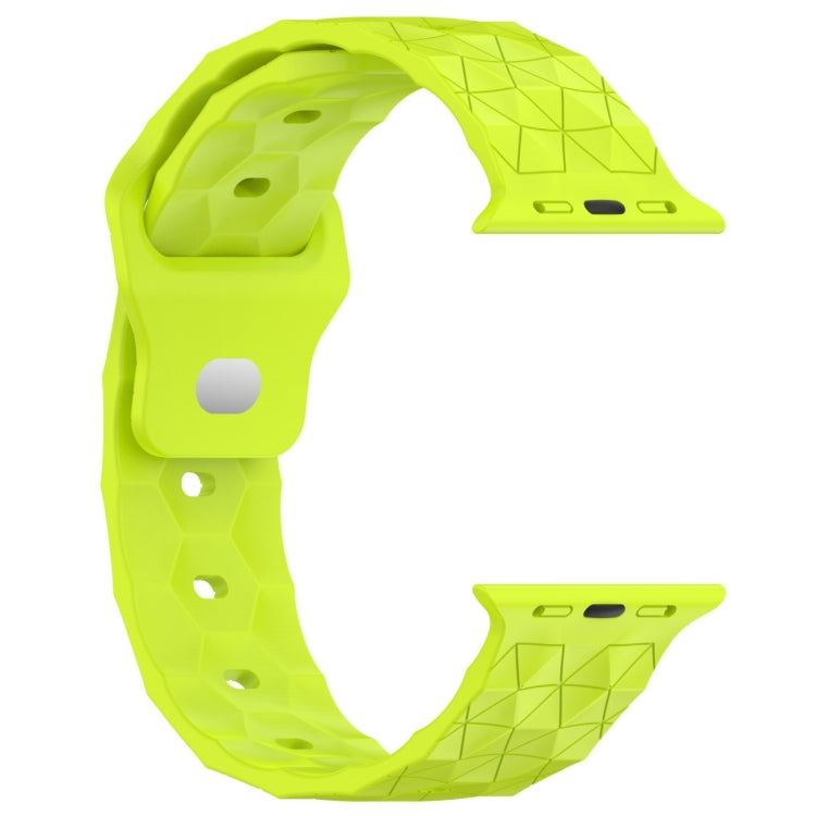 Football Texture Silicone Watch Band For Apple Watch Series 10 42mm