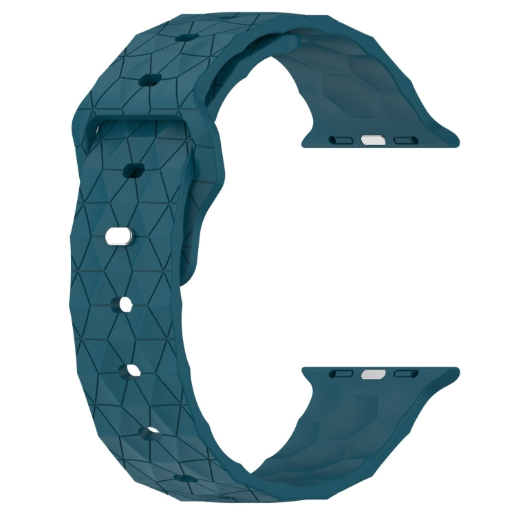 Football Texture Silicone Watch Band For Apple Watch Series 10 42mm