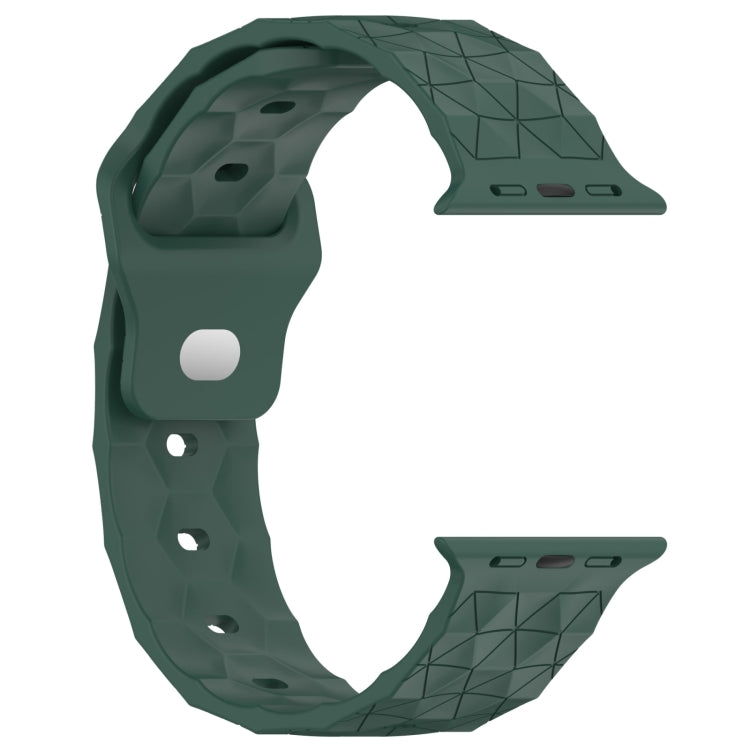 Football Texture Silicone Watch Band For Apple Watch Series 10 42mm