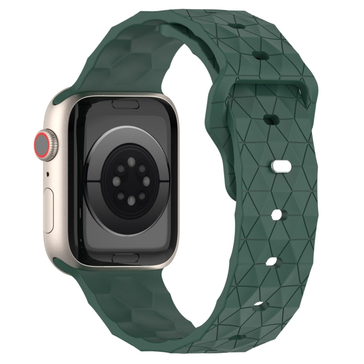 Football Texture Silicone Watch Band For Apple Watch Series 10 42mm