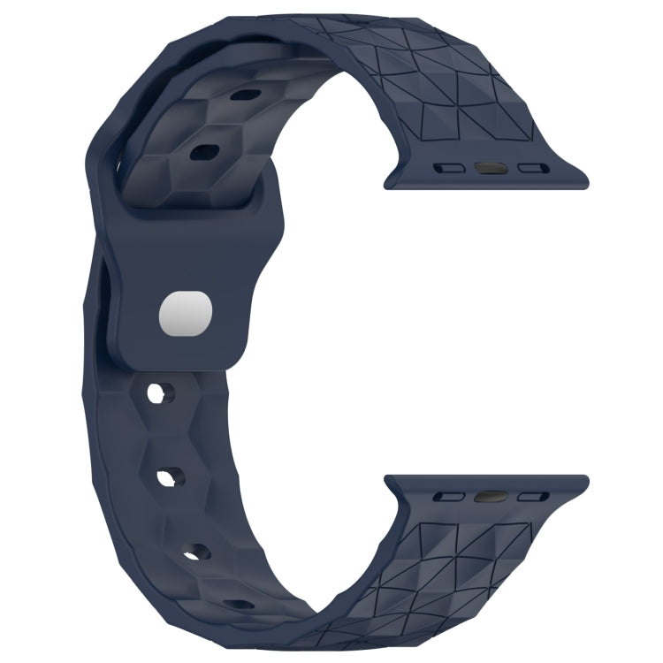 Football Texture Silicone Watch Band For Apple Watch Series 10 42mm