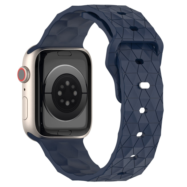 Football Texture Silicone Watch Band For Apple Watch Series 10 42mm