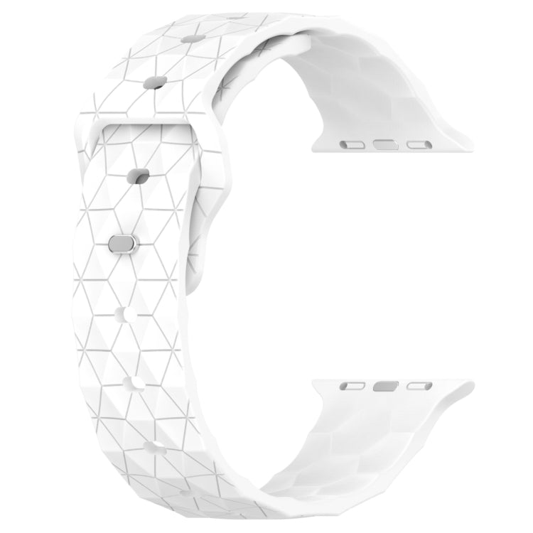 Football Texture Silicone Watch Band For Apple Watch Series 10 46mm