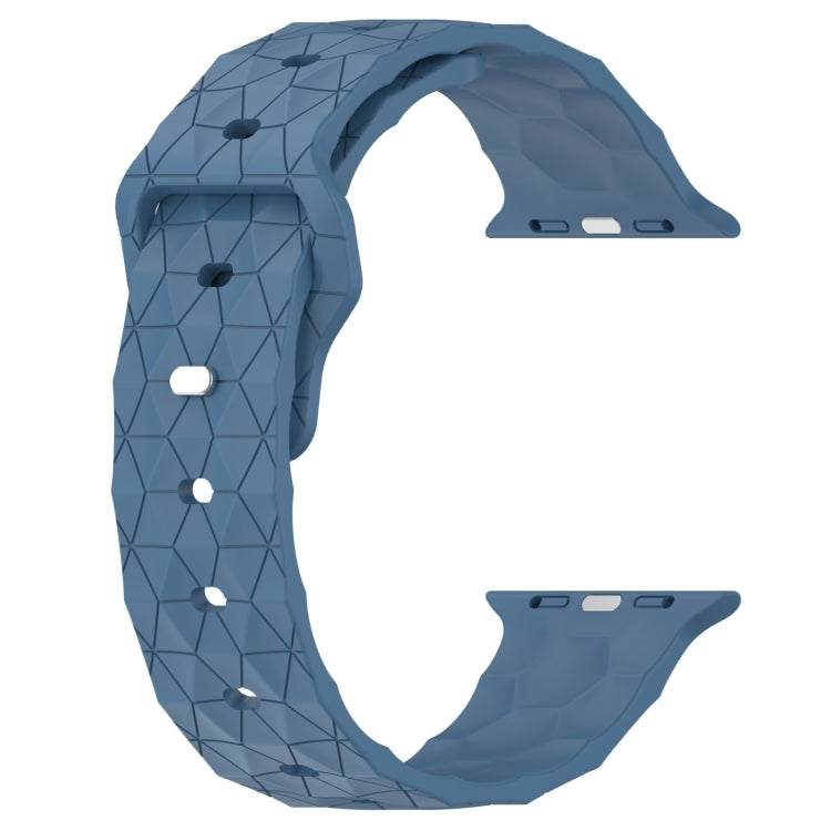 Football Texture Silicone Watch Band For Apple Watch Series 10 46mm